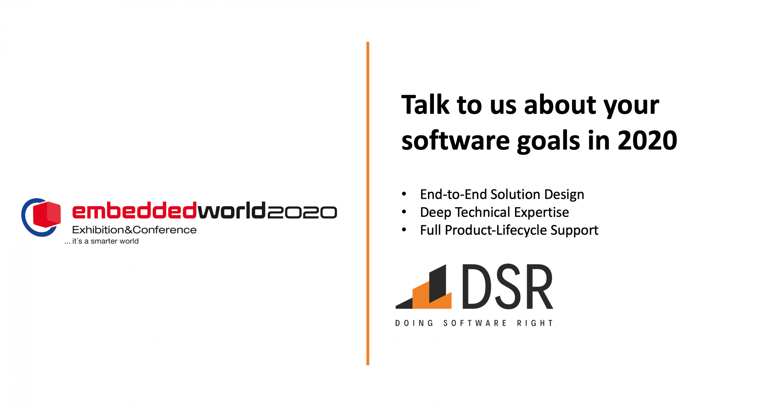 DSR attends Embedded World 2020 to meet with partners, prospective clients
