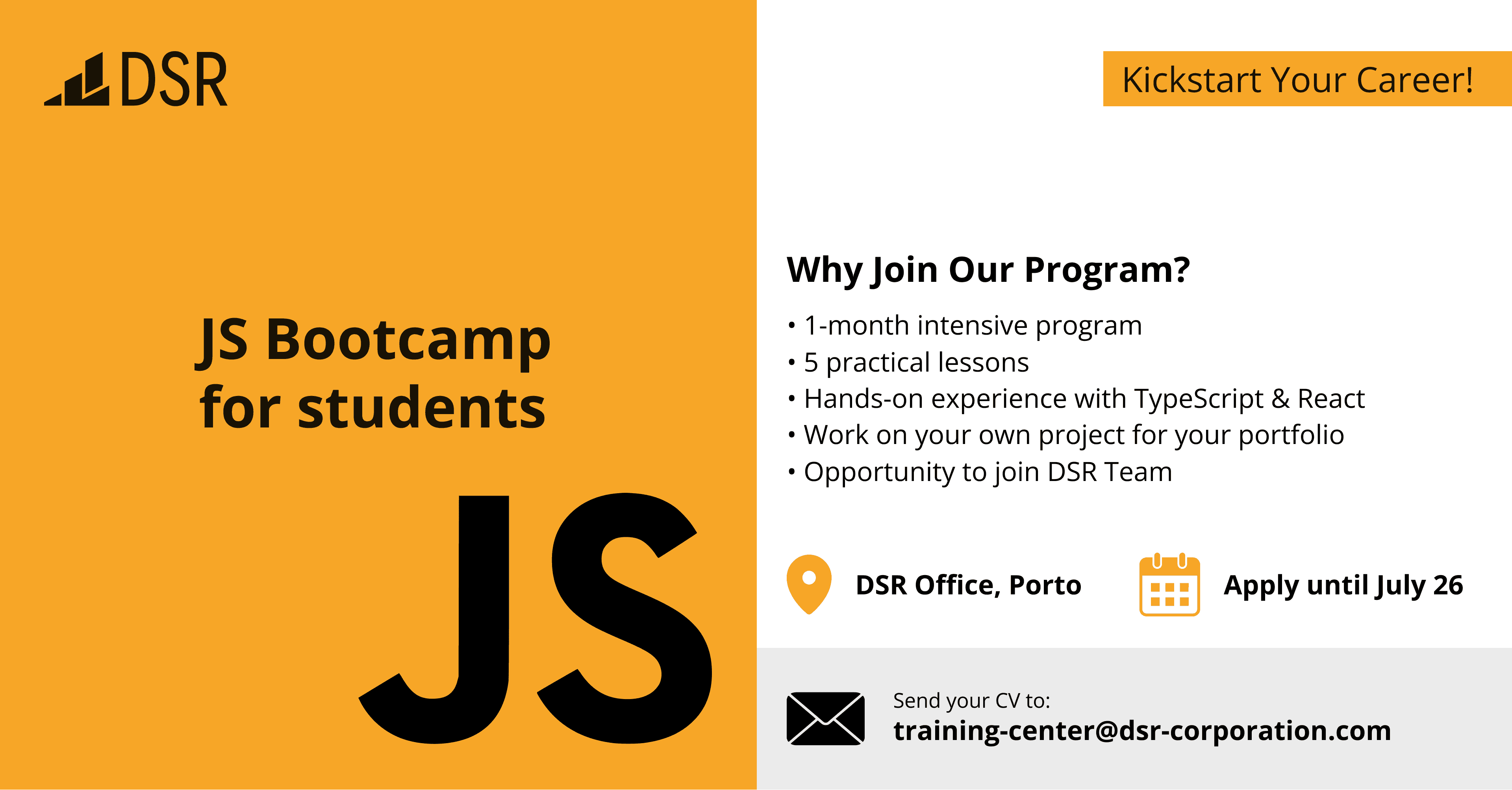JS Bootcamp Program in Porto